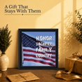 thumbnail image 2 of Patriotic Picture Frame, Honor Sacrifice Family Country Flag Decor, 2 of 8