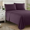thumbnail image 3 of Sweet Home Collection 1800 Series Bed Sheets - Extra Soft Microfiber Deep Pocket Sheet Set - Purple, RV Queen, 3 of 6
