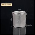 thumbnail image 3 of 1 cesta de acero inoxidable, Infusor de té suelto, colador de té más empinado, Infusor de té de acero inoxidable, Infusor de té para especias de té sueltas, 3 of 5