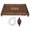 Brown, variant on Suodoka Gongfu Tea Tray Water Storage Drainage Serving Platter for Office Home Decor Brown Wooden Chinese Tea Serving Tray 17.3 inches / 44 cm Length