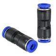 thumbnail image 3 of Uxcell 1/4 Inches Push to Connect Fittings, 10Pcs Plastic Air Line Fitting Quick Release Pneumatic Connectors, 3 of 6