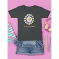 thumbnail image 3 of Love Myself Daisy Garland T-Shirt Juniors -Image by Shutterstock,  x-Small, 3 of 4