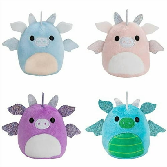 Squishmallows Squishville Soft Stuffed Animals & Plush Toy, 10.00 x 1.00 x 10.00", 0.8 lbs, 2 Count
