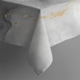 thumbnail image 3 of Black White Gold Marble Pattern Rectangle Tablecloth 60"x84",Waterproof Polyester Rectangle Table Cloth, Wipeable Spillproof Polyester Tablecloth for Dining, Camping, Indoor and Outdoor, 3 of 5