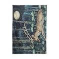 thumbnail image 2 of BZSMCE Square Tablecloth Moonlit Deer Retreat Pattern Tableclothes, 2 of 9