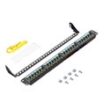 thumbnail image 4 of Yinanstore Network Panel Cat6 Cable Management Tray Cord Manager Panel Multipurpose Cable Organizer for Offices Internet Cafe Home 24 Ports, 4 of 8