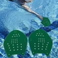thumbnail image 6 of AMLESO Swim Paddles Hand Swimming Hand Paddles Water Sports Strength Training Flat Paddles Diving Outdoor Swim Training Hand Paddles Green M, 6 of 10
