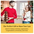 thumbnail image 2 of Broadway Basketeers Tower of Sweet Gift Set, Perfect for Christmas, Birthday, Corporate, Get Well, Thank You, or Any Holiday Occasion, Amazon Prime Gourmet Baskets Food Gifts, Brown, 5 Piece Set, 2 of 8