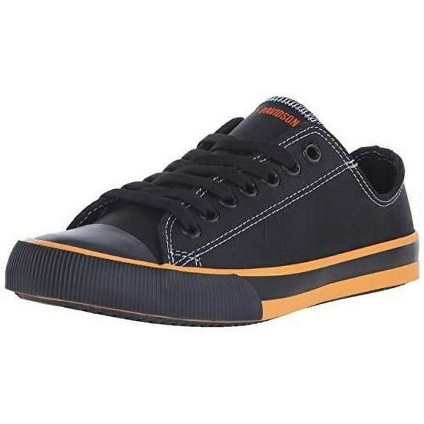 【レディース特価セール】Harley Davidson Work スニーカー Harley-Davidson Women's Zia Vulcanized Shoe BLACK/ORANGE