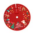thumbnail image 2 of Cubierta de base para falda de árbol de Navidad de 90 cm, decoración navideña, falda para árbol de Navidad Estilo E, 2 of 9