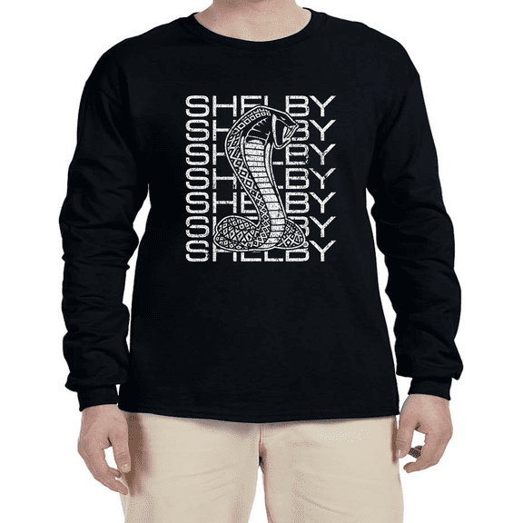 Ford Mustang Shelby T-shirt Mens Graphic Tees Long Sleeve Tee Shirt