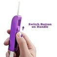 thumbnail image 2 of Right Hand Pill Counting Tray with Spatula (Purple - Stainless Steel Spatula), 2 of 7