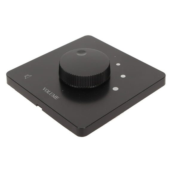 50W Volume Control Professional Safety 5 Gears Tuning Knob Controller for Home Speakers Black