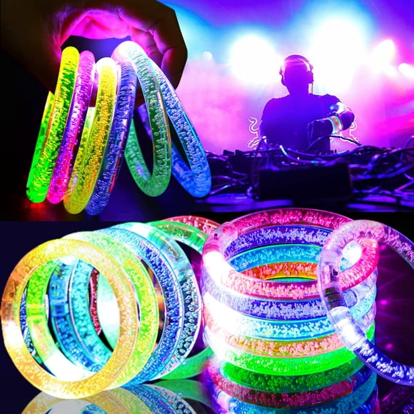 Pulseras Airney Glow Sticks, 90 unidades, para fiestas, Navidad, Halloween