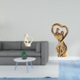 thumbnail image 2 of Figura artística de resina de una pareja, ideal para decorar escritorios, armarios o el hogar. Un regalo perfecto como recuerdo de aniversario para en, 2 of 8