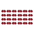 thumbnail image 1 of 48 Piezas Pompones de Porristas de Papel Metálico Pompones de Animadora con Manejar de Plástico para Adultos Niños Porristas Fiesta Rojo, 1 of 5