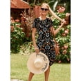 thumbnail image 4 of Vestido Simier Fariry, modesto, de negocios, casual, negro, talla L, 4 of 4