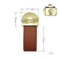 thumbnail image 4 of OUNONA 2Pcs Gate Handle Alloy Light Brown Exotic Style for Interior Designers, 4 of 7