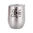 thumbnail image 4 of Termo Winecup 12oz Plateado Be Mine para Regalos de 14 de Febrero Grabados en Laser Ideal para Vino, Té, Café, Cerveza Tecnología Aislamiento de Temperatura WineCup WineCup WineCup 12Oz  Plateado, 4 of 4
