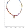 thumbnail image 4 of Time and Tru Goldtone Multicolored Bead Initial "B" Necklace, 4 of 6