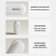 thumbnail image 5 of Estante de almacenamiento para cepillos de dientes | Pinza para pasta de dientes montada en la pared | Soporte sin taladro no perforado | Organizador de baño para pasta de dientes, cremas, 5 of 9