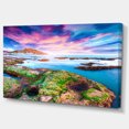 thumbnail image 2 of Sunset from the Giallonardo Beach - Landscape Canvas Art Print, 2 of 4