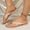Brown, variant on Womens Round Diamond Transparent PVC Flip Flops, Clear Jelly Flat Thong Sandals with Non-Slip Sole, Sparkly Toe Post Summe Slippers for Beach Pool