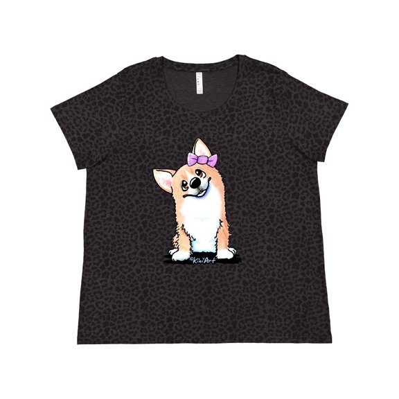 Inktastic Corgi Puppy Girl Women's Plus Size T-Shirt