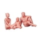 thumbnail image 4 of Familia de 3 figuras, miniaturas, colecciones decorativas, estatuas de padres e hijos. Estilo D, 4 of 9