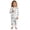 AA-#White19, variant on WOYY Halloween Pajamas for Girls Kids Coloring Long Sleeve Top Pants Outfits, Sizes 3-14