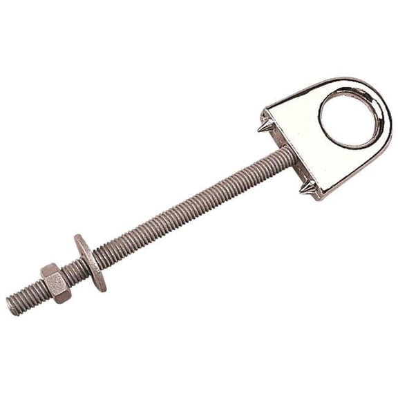079133-1 0.37 x 3 in. Chrome Zinc Bow Eye