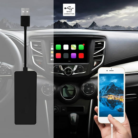 Adaptateur de Radio de Voiture Filaire Dongle Universel Petit Simple Adaptateurs de Radio de Voiture Miroir Module d'Affichage Connecteurs d'Écran d'Affichage Noir