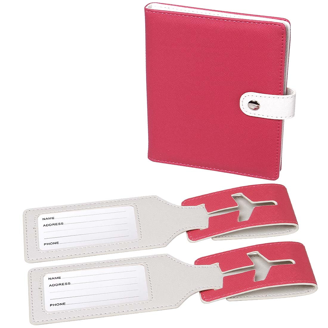 matching luggage tags