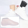 thumbnail image 4 of 2x Zapatos Molde Calcetines Molde Exhibición Maniquí Pie Modelo Herramientas Tienda Pies Maniquí Barco Calcetín, 4 of 8