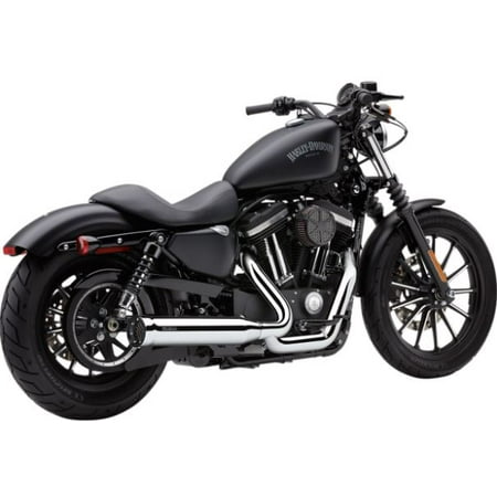 Cobra Sportster 2-Into-1 Exhaust Chrome (6462) (Best 2 Into 1 Exhaust For Sportster)