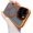 Orange, variant on for iPhone Case,[Compatible with MagSafe] crystal Metal Button Camera Lens Protection Clear Silicone Shockproof Cover Phone Case (iPhone 13,Black)