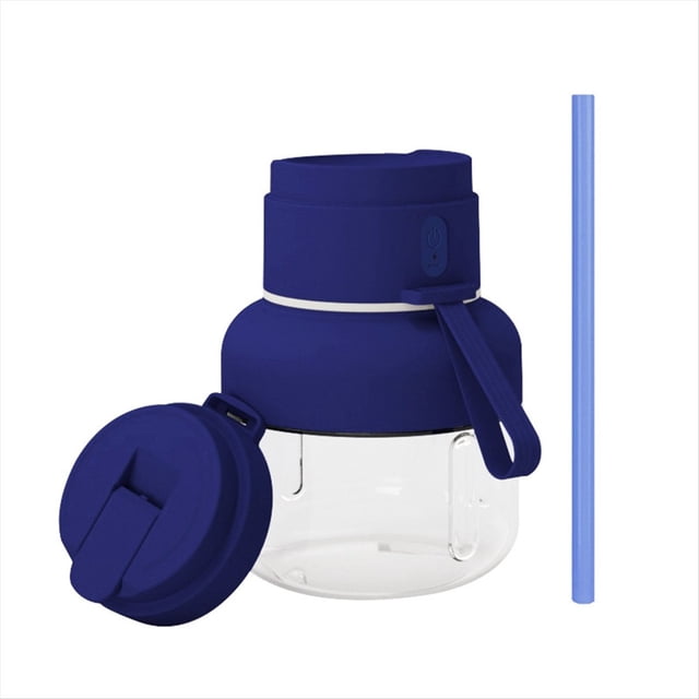Licuadora Portátil para Batidos con 12 Cuchillas, Botella Agitadora, Exprimidor de Frutas para el Hogar, Recargable, Herramienta de Cocina C