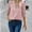 Pink, variant on AOOCHASLIY Women Fall Tops Womens New Fall and Winter Casual Fashion Loose Round Neck Blouse Long Sleeve Tops