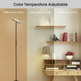 thumbnail image 3 of Gymax Lumière LED Ciel Debout Moderne Dimmable Torchière Contrôle Tactile Chambre Bureau, 3 of 10