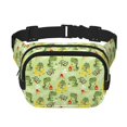 thumbnail image 1 of Balery Cute Dinosaurs Cartoon Mochila Cinturón para Mujeres y Hombres, Bolsa de Cintura Impermeable de Doble Capa con Correa, 1 of 9