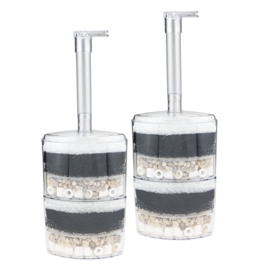 Set of 2 Aquarium Filter Biofilter for FreshWater and SaltWater FishTank Filter Cotton Filter Cartridge Filter