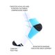 thumbnail image 5 of Muyoka 6 pares de calcetines deportivos de compresión, calcetines atléticos para correr, medias de compresión de enfermería médica para aliviar el dolor del arco del talón de la fascitis Muyoka Hogar, 5 of 7