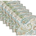 thumbnail image 5 of GZHJMY Soft Reusable Satin Table Decorative Napkins,20x20InX1 PCSPaisley Pattern,Family Dinner Wedding Banquet, Cocktail Party, Kitchen,Birthday Party, 5 of 6