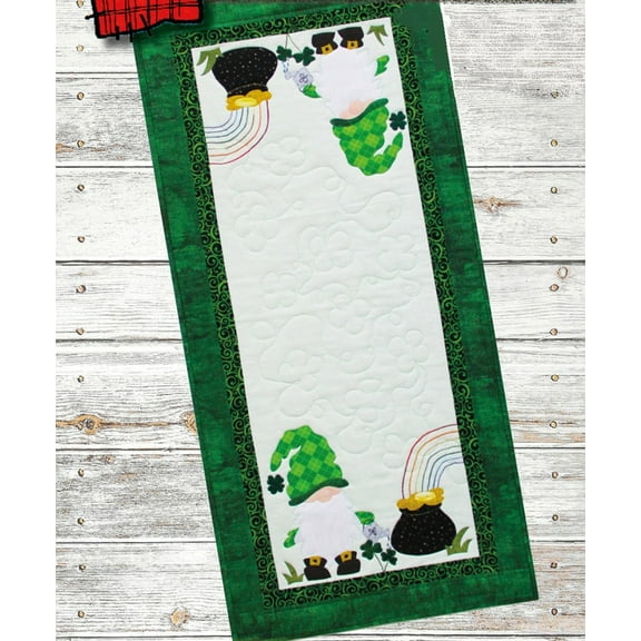 Lucky Gnome Y'are Table Runner Pattern