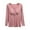 Pink, variant on Diufon Women's Maternity Nursing Tops Long Sleeve V Neck Breastfeeding Blouse Pregnancy Postpartum Clothes