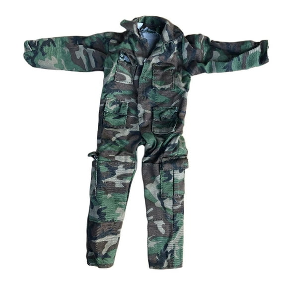 Vogacara 1:6 Action Figure Clothes Camouflage Hooded Set Coat and Trousers Juguetes Tipo 2