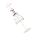 thumbnail image 4 of ZLight Elegant Jewelry Display Stand Rack Necklace 3 Steel Hanger Bracelet Earrings Coffee, 4 of 6