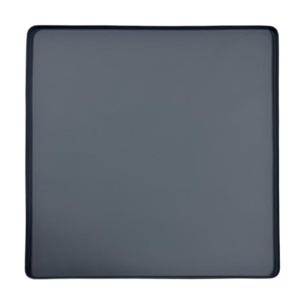 Alfombrilla protectora de silicona para lavadora, almohadilla para debajo de la bandeja de la lavadora, mininevera gris 500 mm