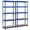 Blue, variant on Alden Design 3 Pack 5 Tiers Metal Storage Shelf, Black