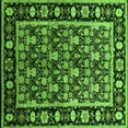 thumbnail image 1 of Ahgly Company Indoor Square Oriental Green Traditional Area Rugs, 3' Square, 1 of 4